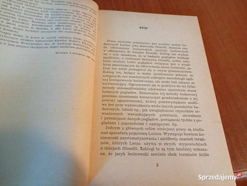 Leninowska metodologia historii filozofii Łora Gdańsk