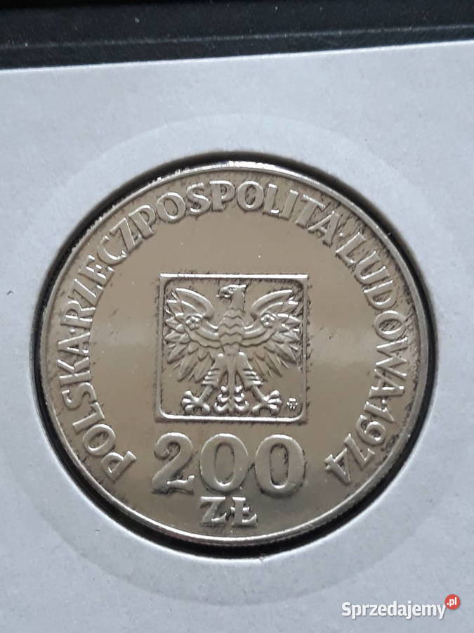 200 XXX Lat PRLu 1974 r 17 mennicze Numizmatyka Konin sprzedam