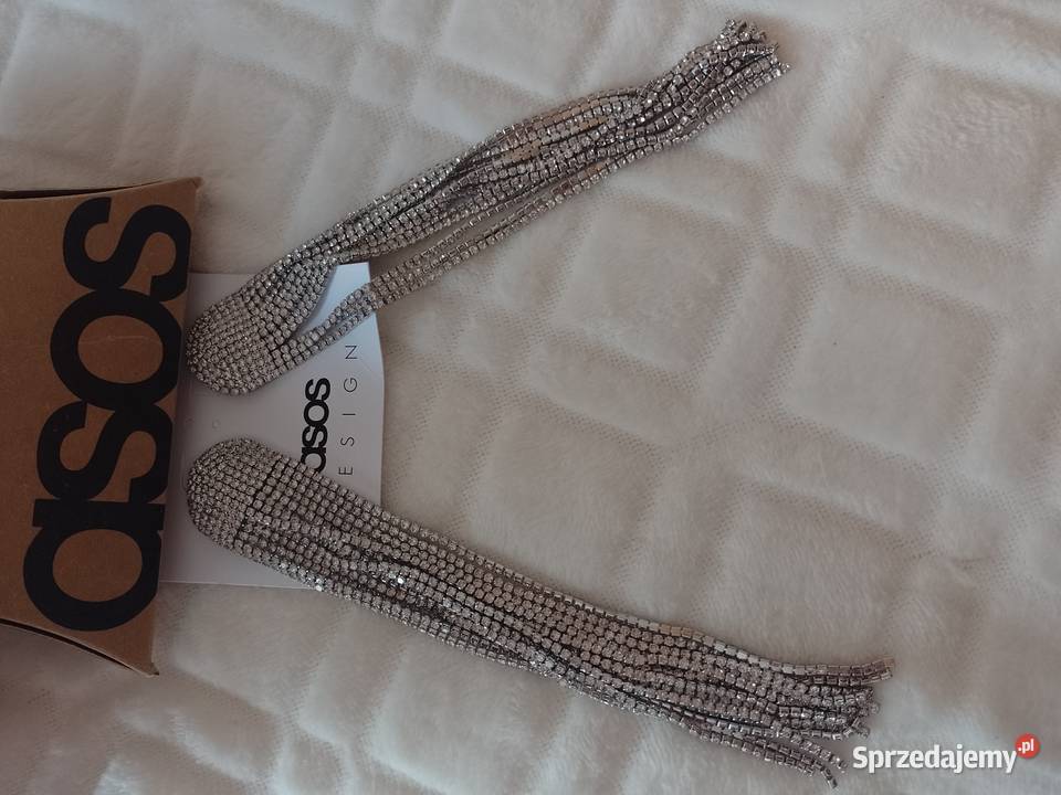 ASOSOgromnie długie kolczyk wieczorowe z Londynu Kraków sprzedam