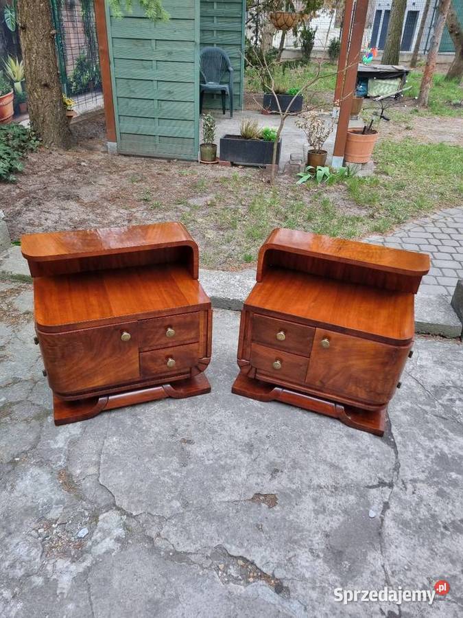Piękne szafki Art Deco antyk vintage mazowieckie Sękocin Nowy