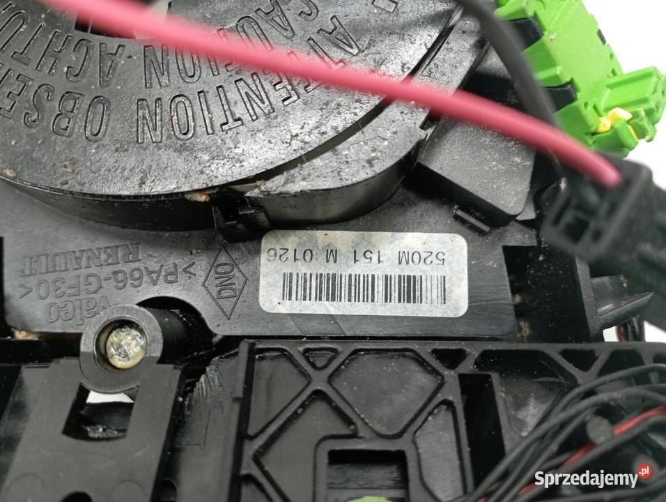 PRZEŁĄCZNIK ZESPOLONY TAŚMA AIRBAG Renault sprzedam