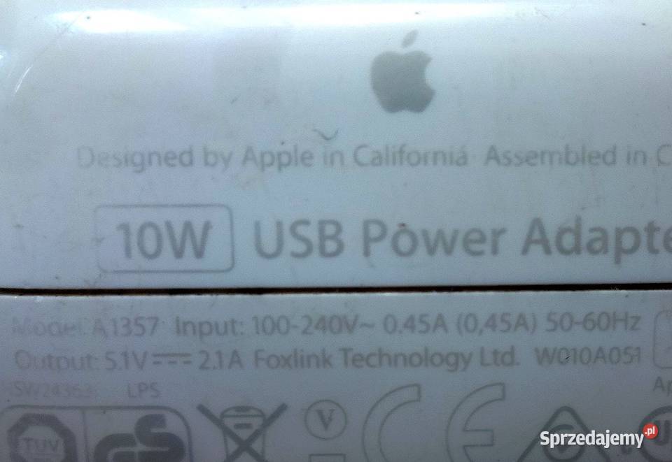 Zasilacz Apple 5v 21A A1357 zachodniopomorskie Szczecin