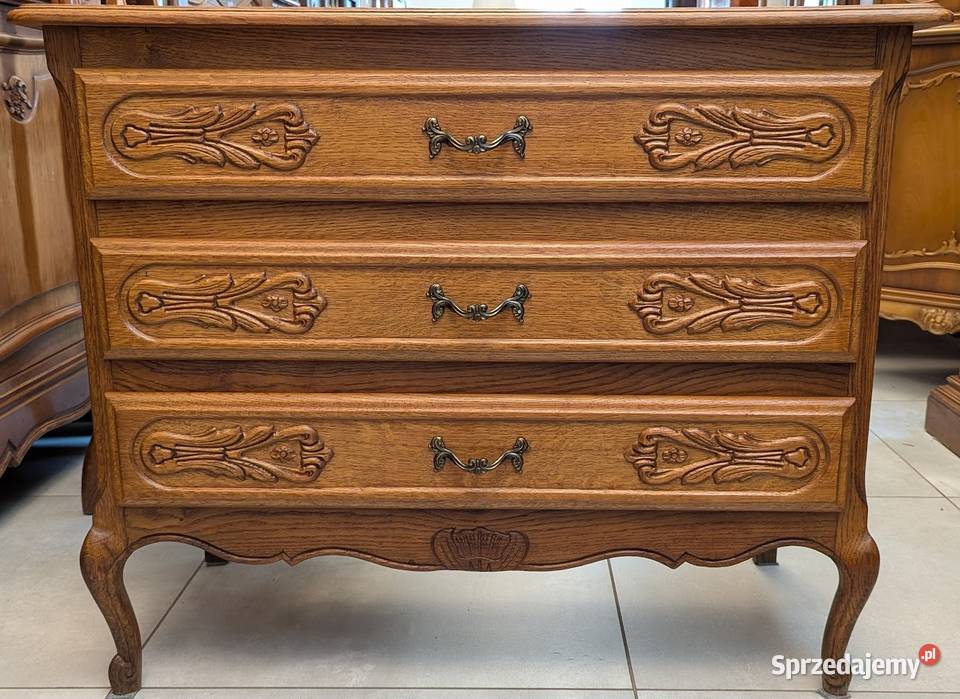 Dębowa komoda ludwikowskasklep Dąbrowa Górnicza Meble