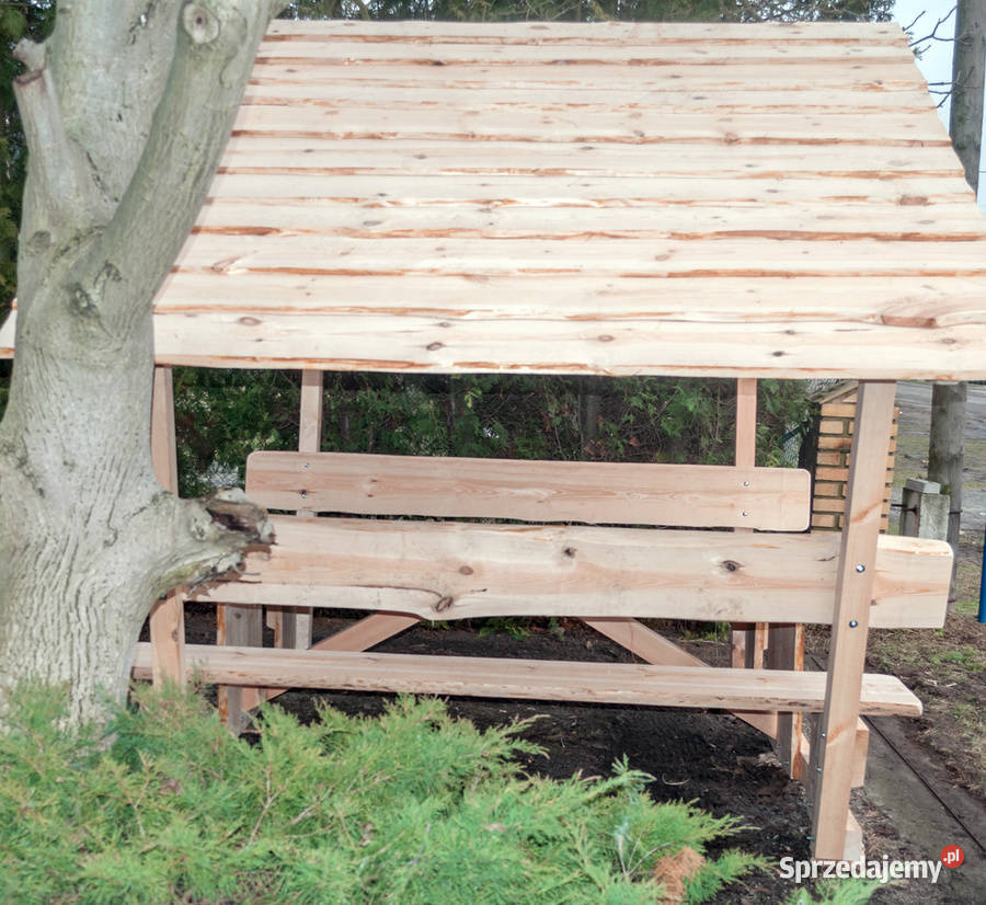 Altana ogrodowa biesiadna pawilon komplet ławki inny kolor Poznań sprzedam