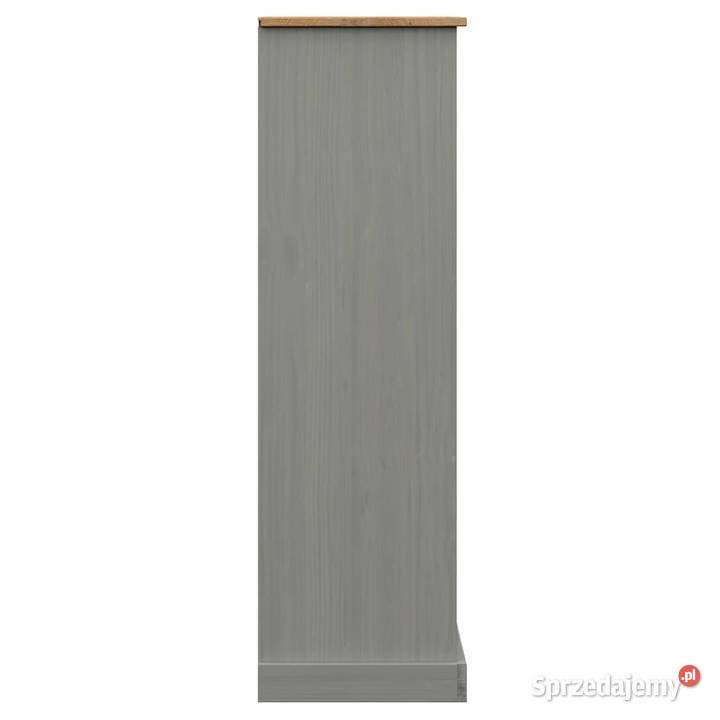 Szafka na książki VIGO szara 90x35x1145 drewno Warszawa