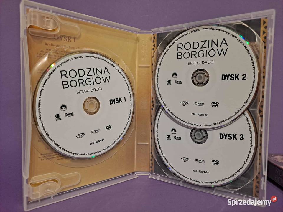 Rodzinia Borgiów DVD sezony 1 3 Kraków