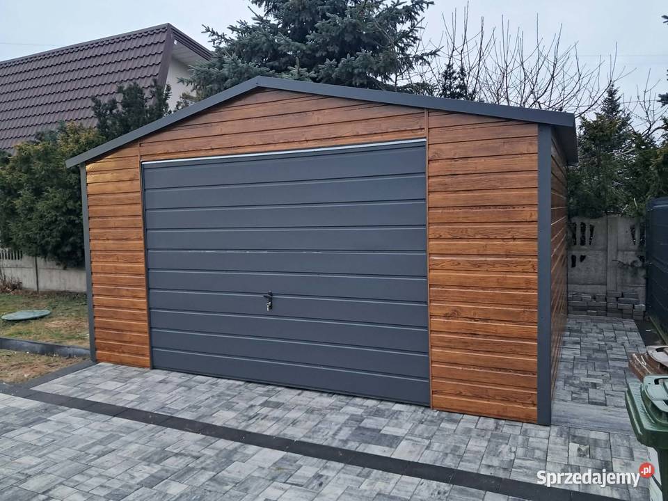 Garaż blaszany 4x5 WZMOCNIONY PROFILAMI Konstantynów Łódzki
