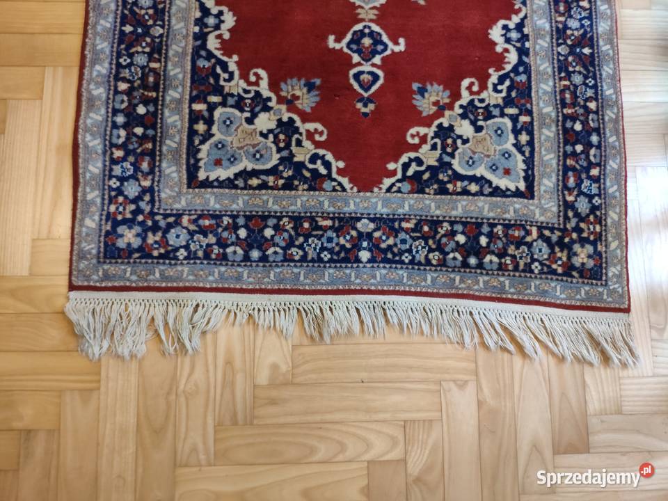 Wełniany ręcznie tkany perski dywan dywanik 93 X Kraków