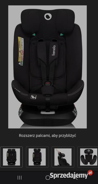 Fotelik samochodowy NOWY Gałki