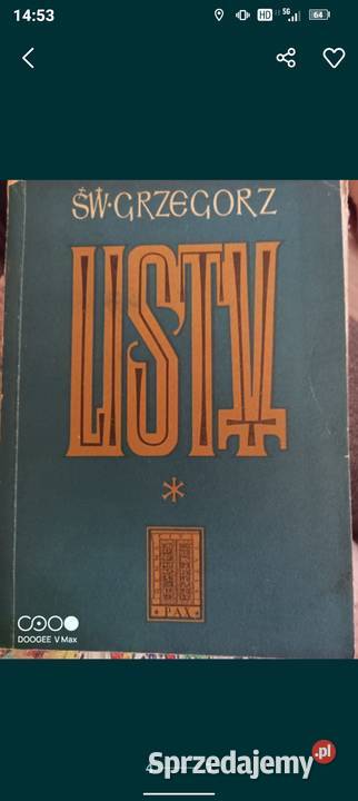 Listy św Grzegorza KOMPLET Rok wydania 1954 śląskie