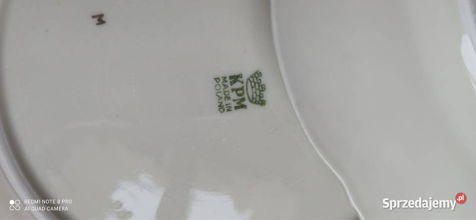 Talerzyk Kpm Syg lata 50 XX wieku Z bukietami Gdańsk sprzedam