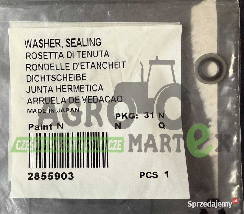 2855903 PODKŁADKA USZCZELKA CNH Wichrów sprzedam