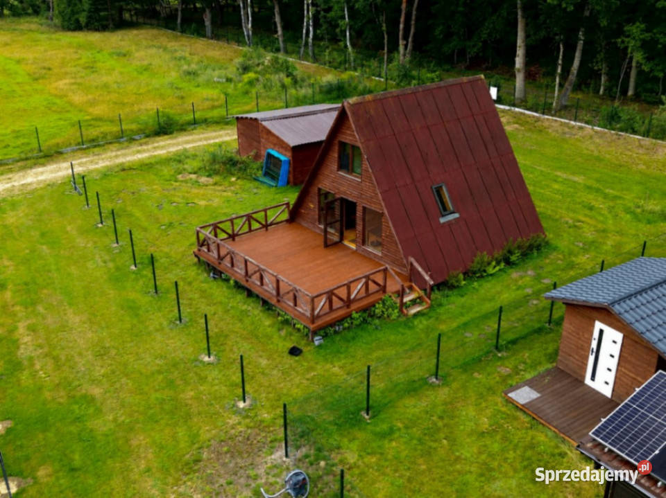 Domek jeziorem Łętowskim 57 m Działka 800 m Łętowo