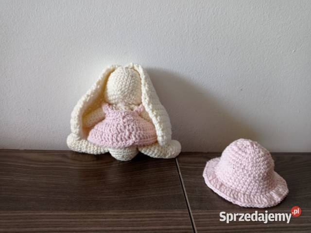 Zajączek królik na szydełku Chorzów