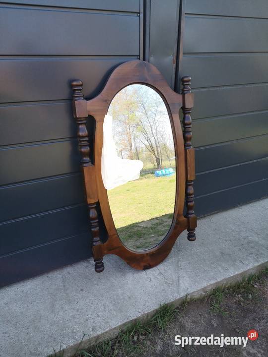 Stare drewniane lustro Aleksandrów Łódzki