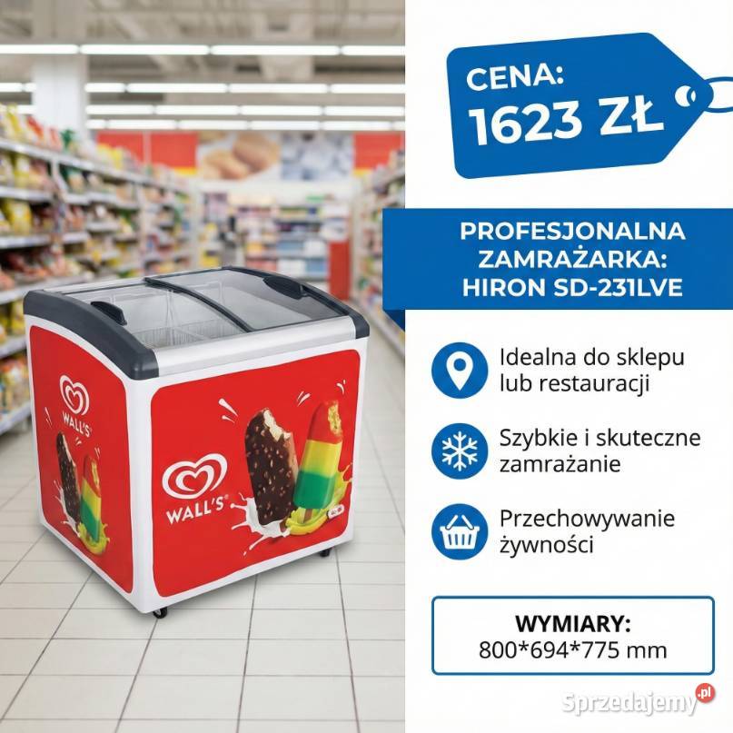 Zamrażarka Hiron SD231LVE Wrocław