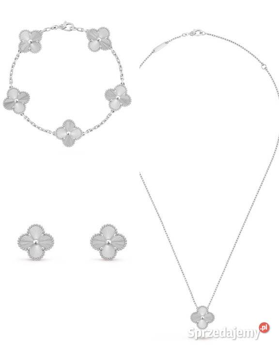 Bransoletka kolczyki naszyjnik premium na van