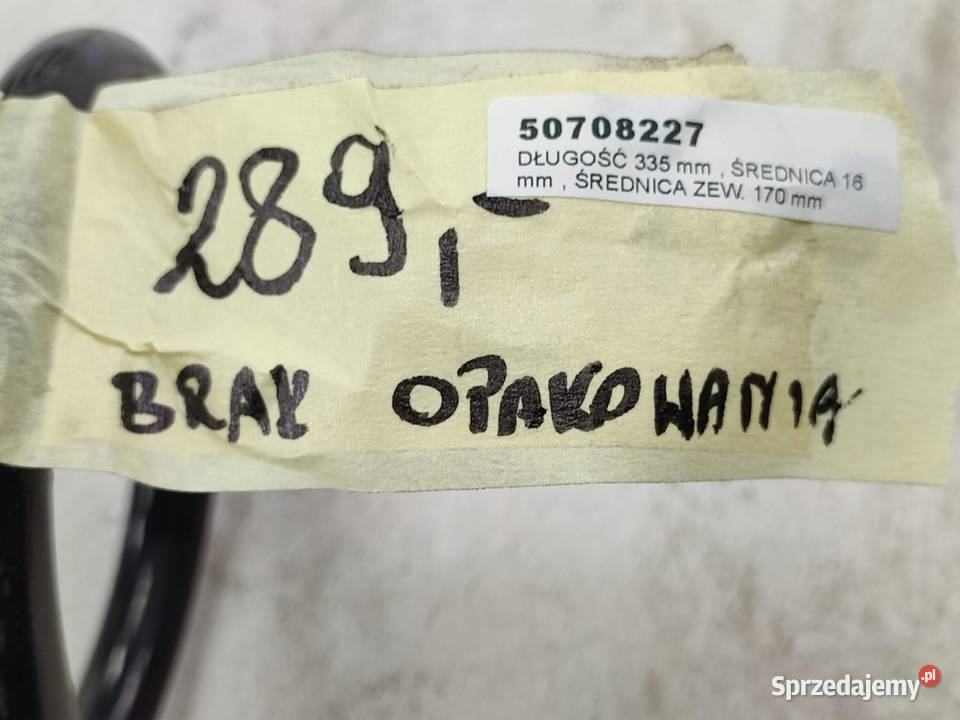 SPRĘŻYNA AMORTYZATORA PRZÓD 2 16mm JUMPER BOXER lubelskie