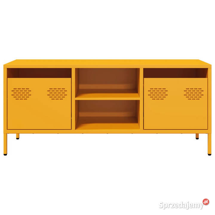 Szafka RTV żółta 1015x39x435 stal walcowana na Warszawa