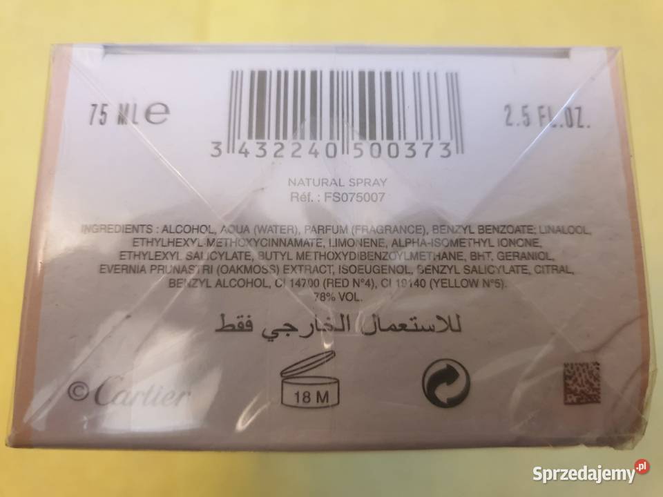 Cartier La Panthere Woda Toaletowa 75 ml