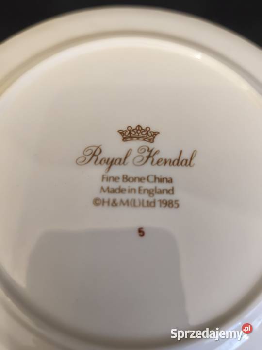 Zestaw kawowy trio angielskie Royal Kwiecień Chełm