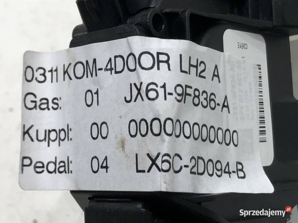 POTENCJOMETR GAZU FORD FOCUS IV JX619F836A 15