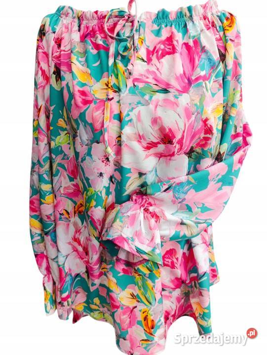 BLUZKA HISZPANKA DAMSKA KWIATOWY HIT SEZONU 42 sprzedam