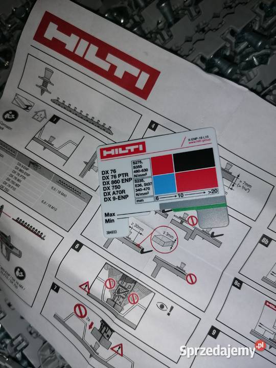 Hilti gwoździe do osadzaka XENP MXR Będzin