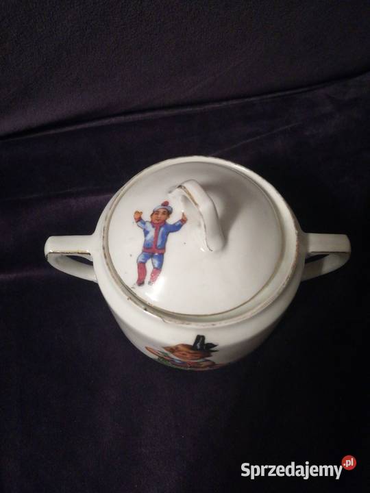 Cukiernica porcelanowa dziecięca dzieci Choszczno