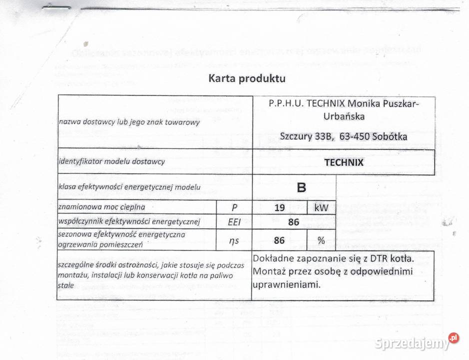 Kocioł 5 klasa z podajnikiem na ekogroszek Piec Jasło