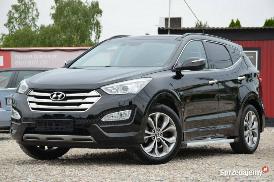 Hyundai Santa Fe Czarne 22CRDI 197 Serwis SUV Santa Fe łódzkie Kutno