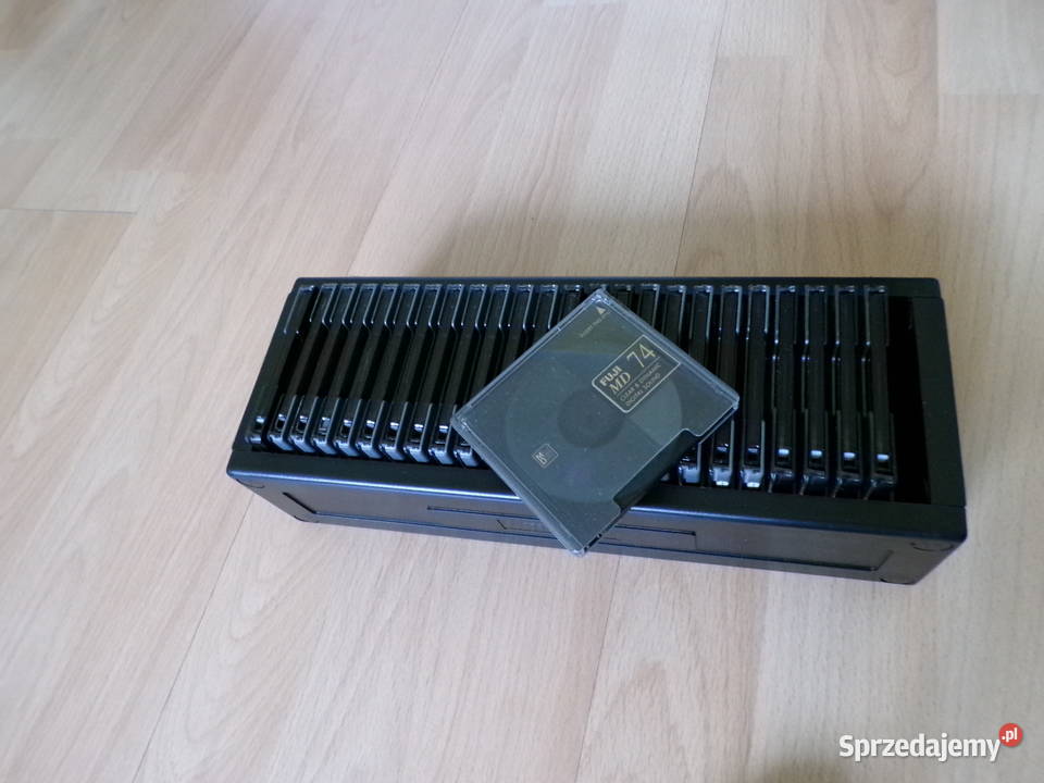 Sony Minidisc skrzynka regał półka case beco śląskie Nędza