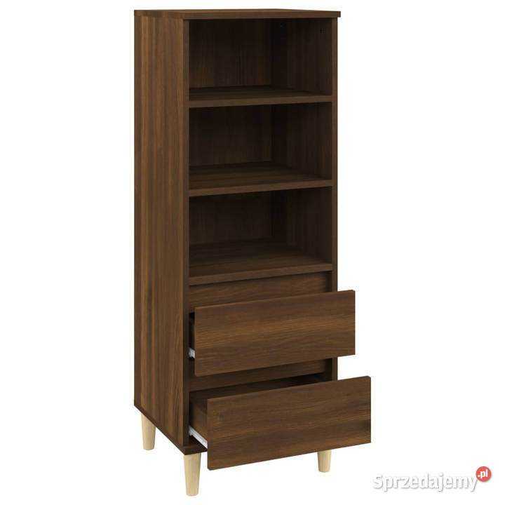 Wysoka szafka brązowy dąb40x36x110 cmmateriał Pozostałe sprzedam