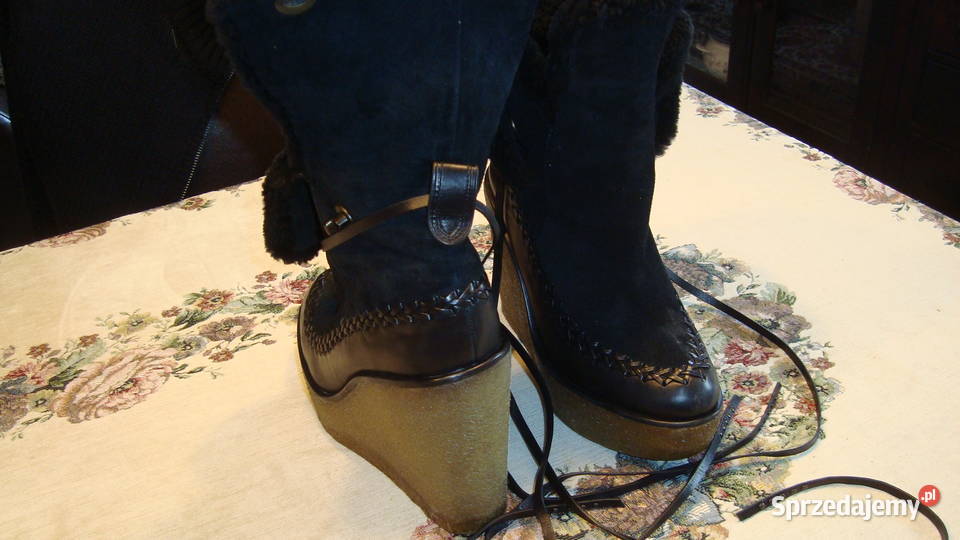 Botki na koturnie COACH York USA mazowieckie