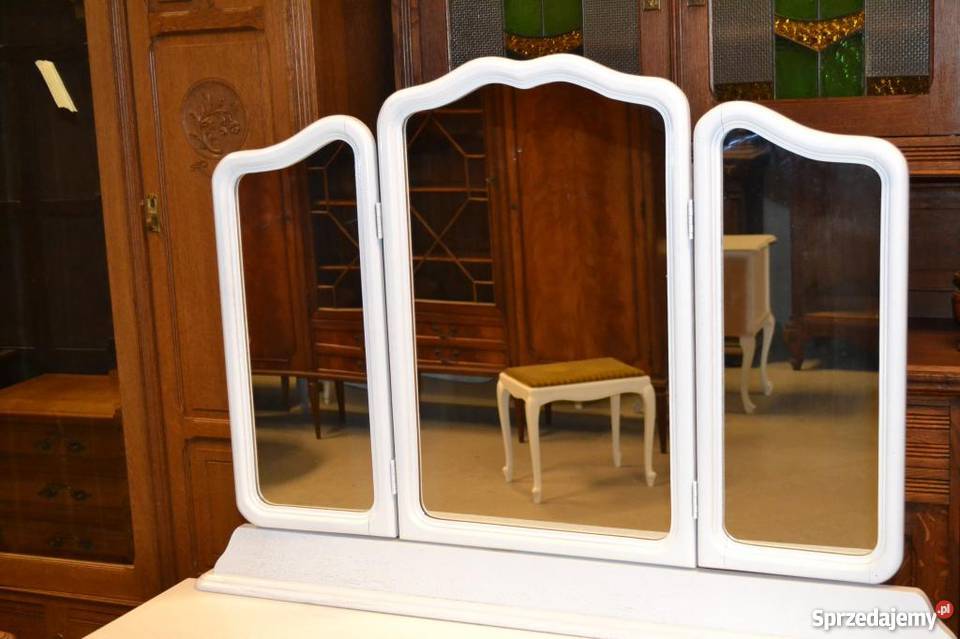 Piękna bielona toaletka ludwikowskasklep Dąbrowa Dąbrowa Górnicza