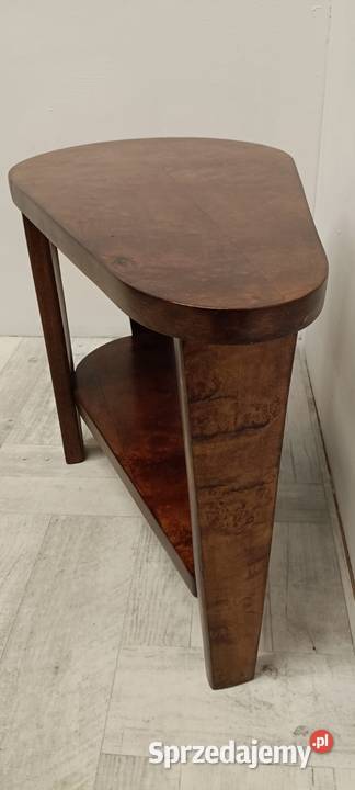 Stolik kawowy art deco design lata 50te drewno Radomsko
