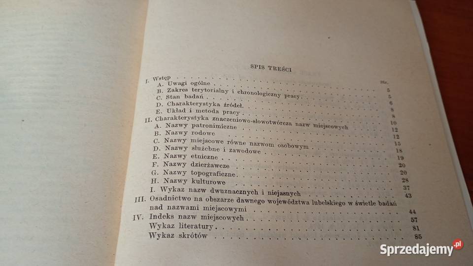 Nazwy miejscowe dawnego województwa lubelskiego Gdańsk