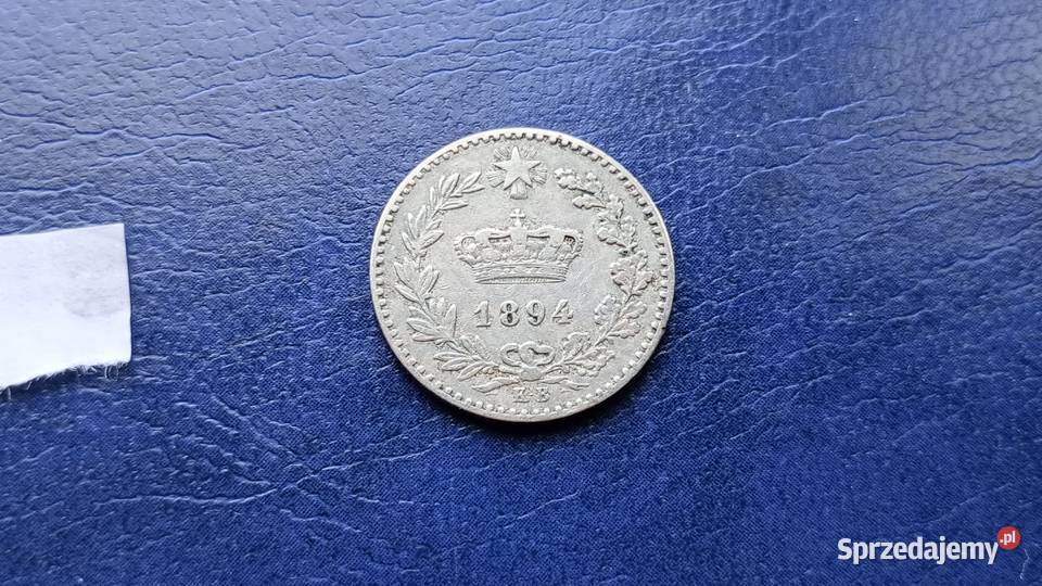 Stare monety 20 centesimi 1894 Włochy 1 Lesko
