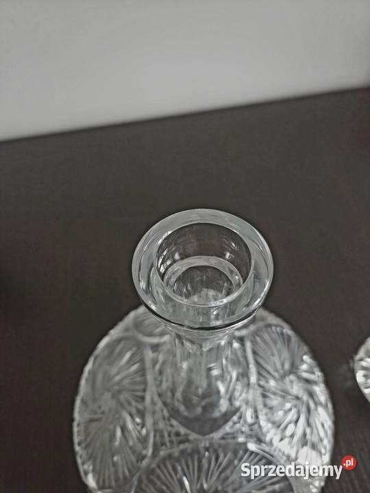 Karafka kryształ vintage PRL Poznań