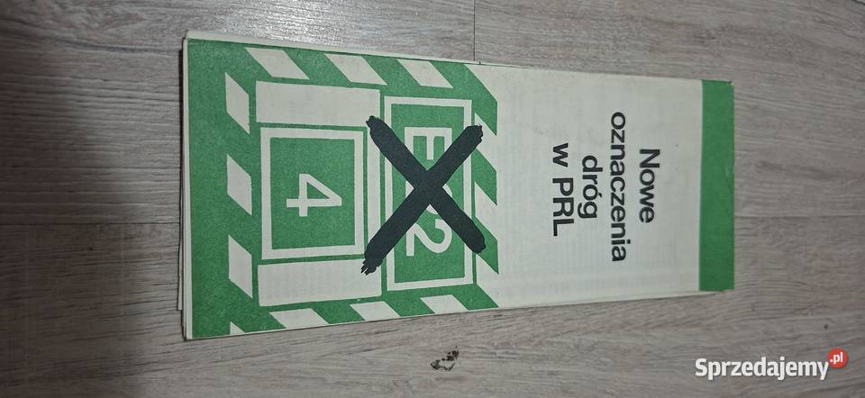 Krakowa Mapa turystyczna Nowe oznaczenia dróg w Łęczyca sprzedam