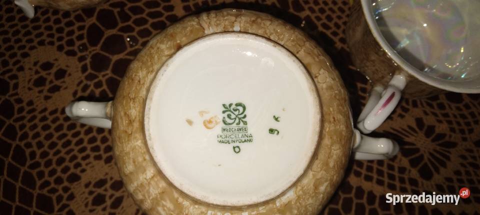Porcelanowy zestaw do kawy podlaskie Sejny sprzedam