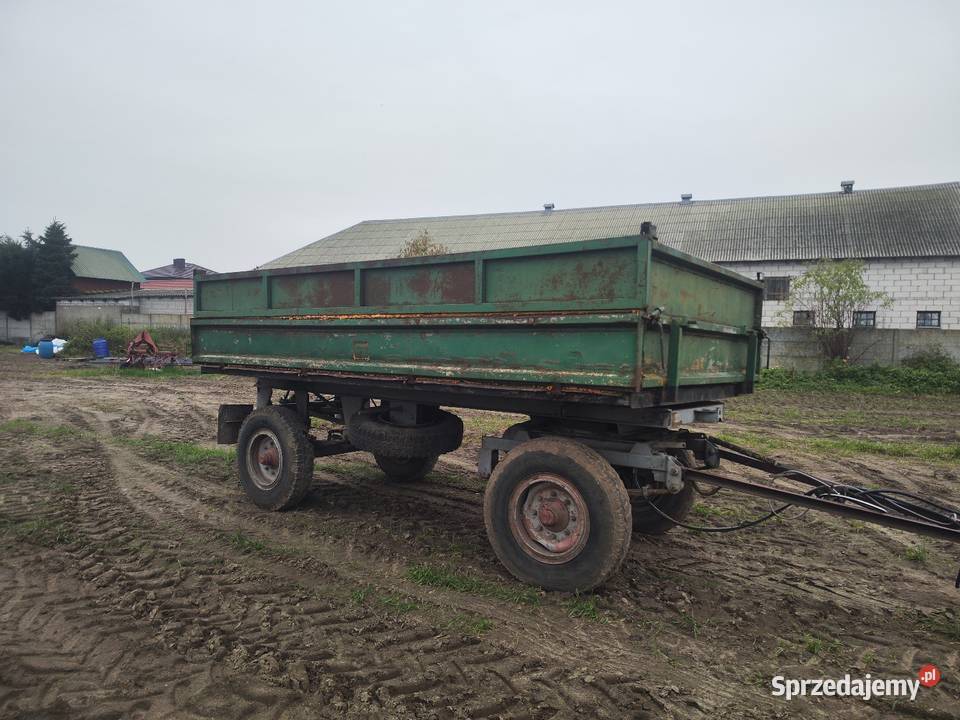 Przyczepa wywrotka 2 strony Hl6011 rolnicza 6 Gradzanowo Włościańskie sprzedam