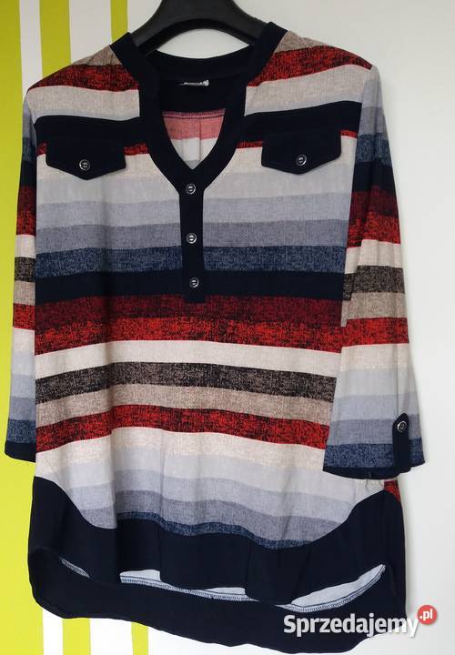 L44 Przemiła bluzka tunika Butik kolorowy Gliwice