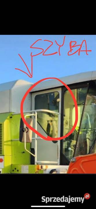 Oryginalna boczna szyba Claas Dominator 88 98 Namysłów sprzedam