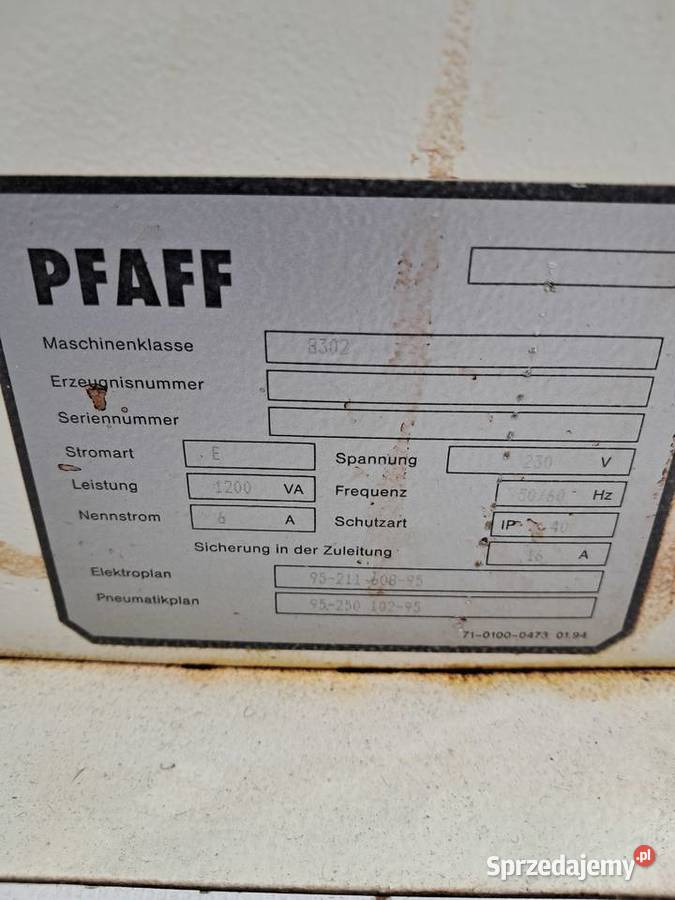 Maszyna szwalnicza uszczelniacz szwów Pfaff Ostrowiec Świętokrzyski