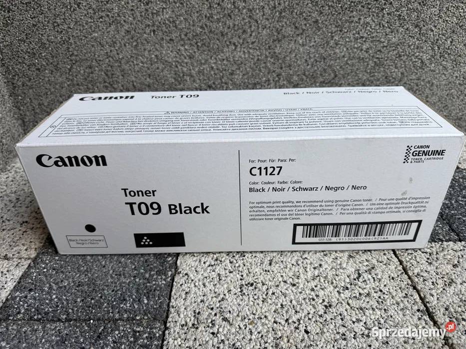 Toner Canon T09 czarny C1127 oryginalny nowy