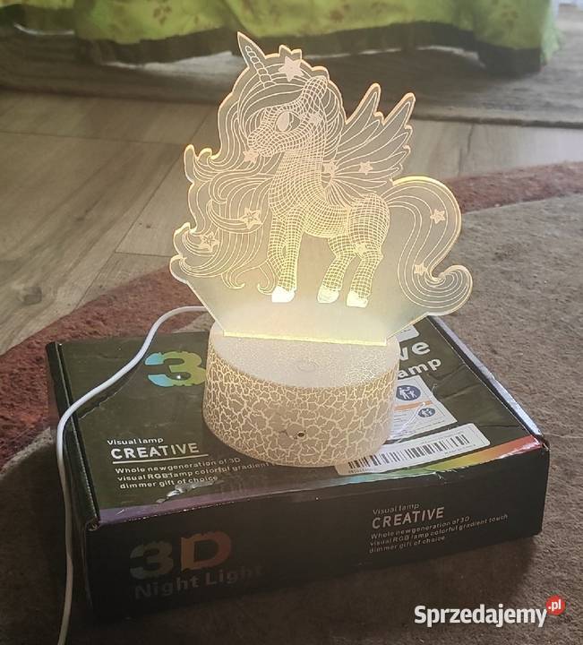 Lampka nocna z Jednorożcem