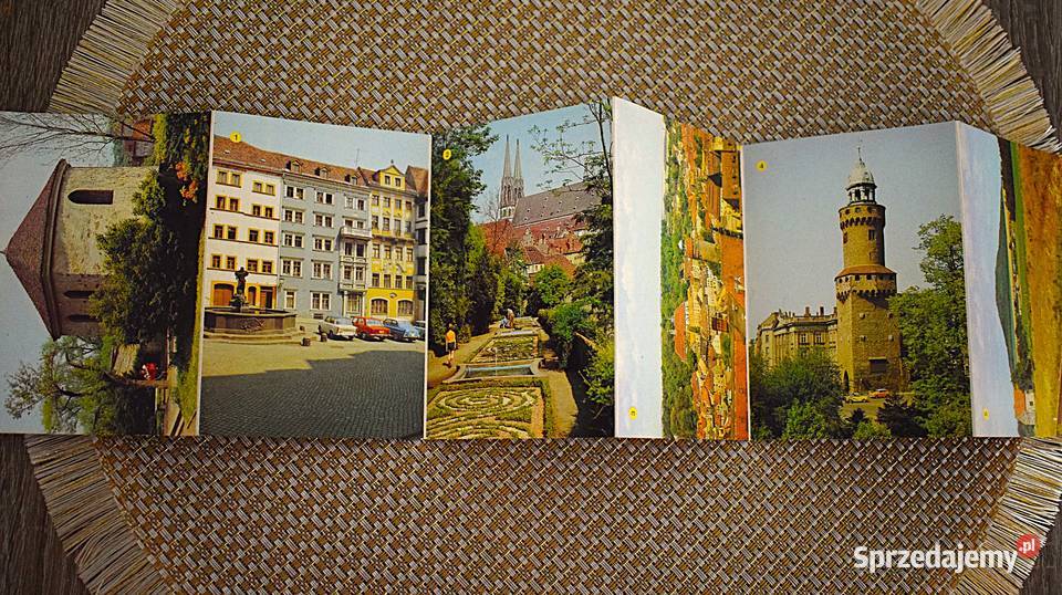 Gorlitz zestaw małych pocztówek z lat 80 tych Chełmno sprzedam