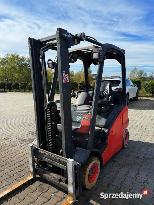 wózek widłowy LINDE H16T LPG 315m 16T wolny skok Działoszyn