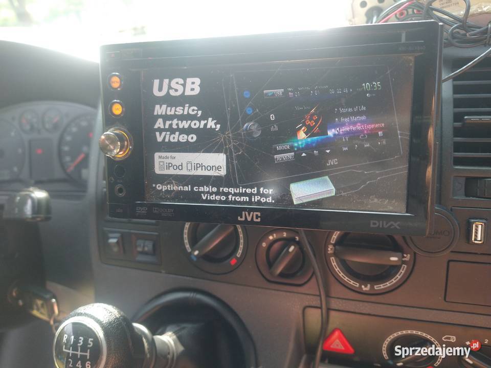 Radio Samochodowe JVC KWAVX640 2 Din Komplet małopolskie Radziszów